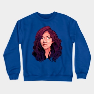 Rosa Diaz portrait - Brooklyn 99 Crewneck Sweatshirt